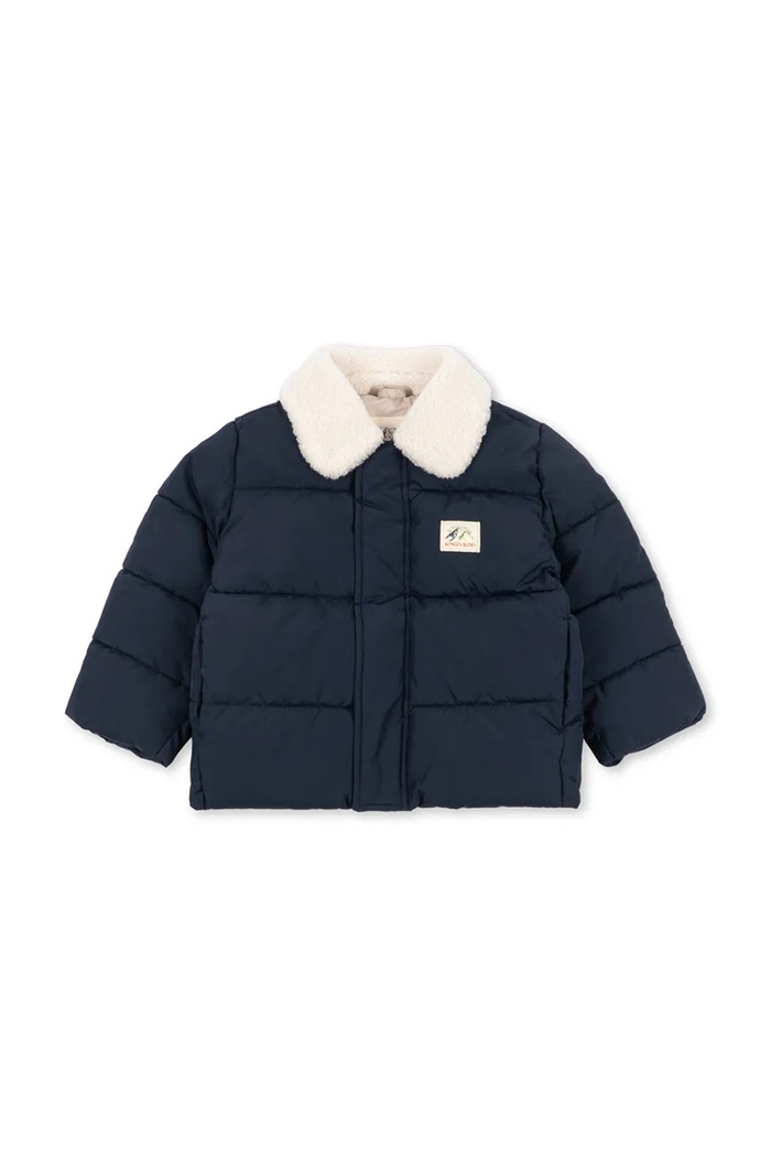 Konges Sløjd Prešívaná bunda detská ALPI COLLAR JACKET GRS tmavomodrá KS105680.9BY2