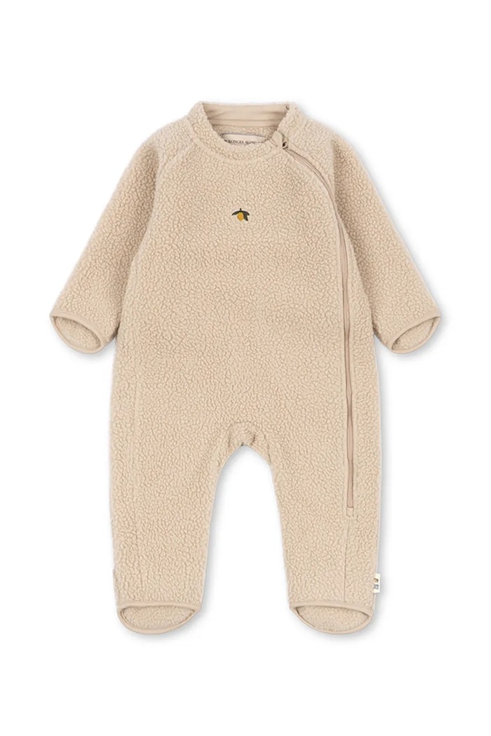 Konges Sløjd ολόσωμη φόρμα παιδική φλις SAFA ONESIE GRS μπεζ KS105769.9BY2