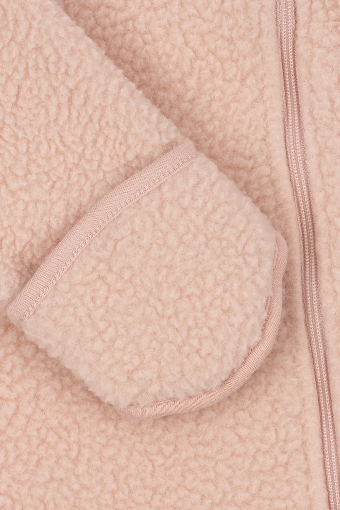 Konges Sløjd overal detský flísový SAFA ONESIE GRS ružová KS105769.9BY2