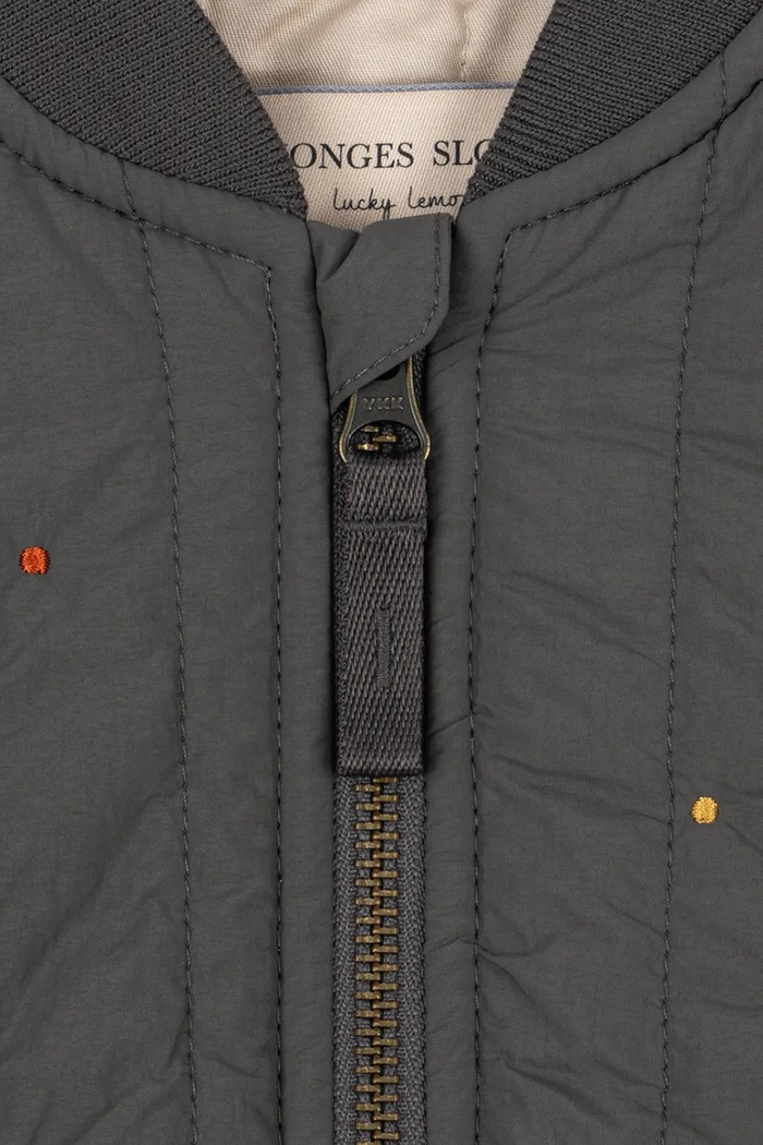 Konges Sløjd bomber παιδικό JUNO SEQUIN BOMBER JACKET KS105733.9BY2 γκρί