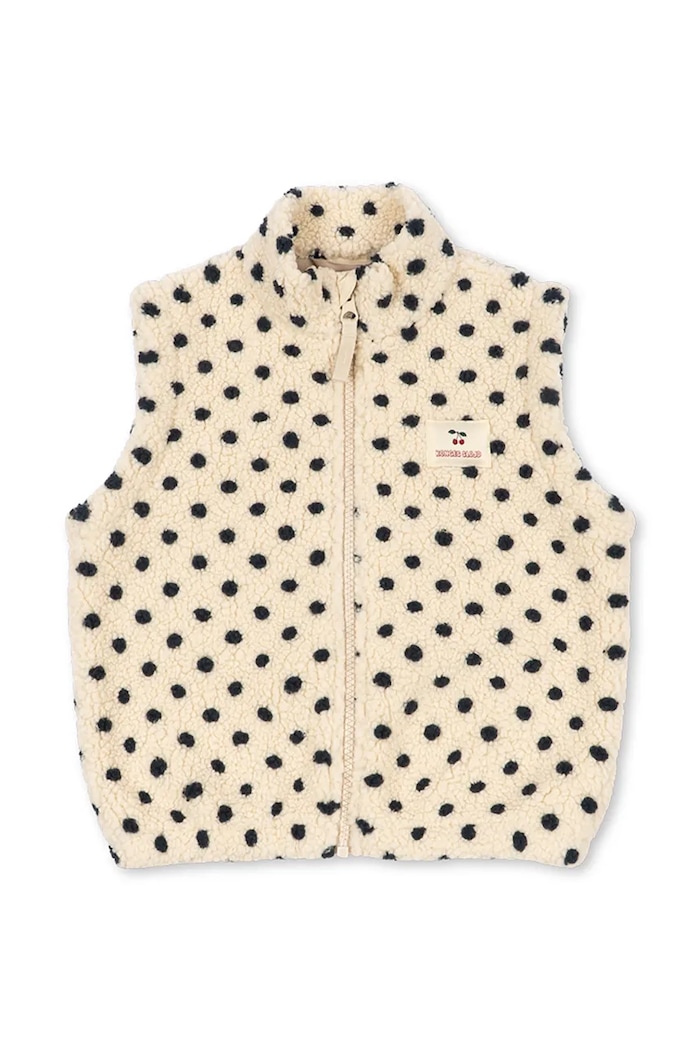 Konges Sløjd αμάνικο παιδικό φλις JODY TEDDY VEST GRS KS105722.9BY2 μπεζ AW26