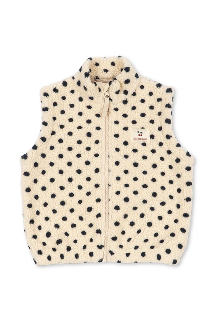 Konges Sløjd αμάνικο παιδικό φλις JODY TEDDY VEST GRS KS105722.9BY2 μπεζ AW26