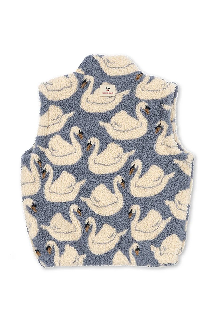 Konges Sløjd αμάνικο παιδικό φλις JODY TEDDY VEST GRS KS105722.9BY2 μπλε AW26