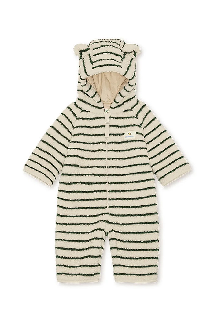 Konges Sløjd overal detský flísový JODY TEDDY ONESIE GRS béžová KS105721.9BY2