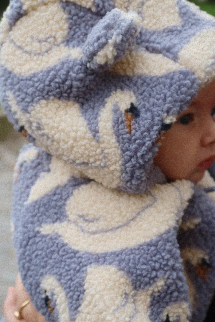 Konges Sløjd ολόσωμη φόρμα παιδική φλις JODY TEDDY ONESIE GRS KS105721.9BY2