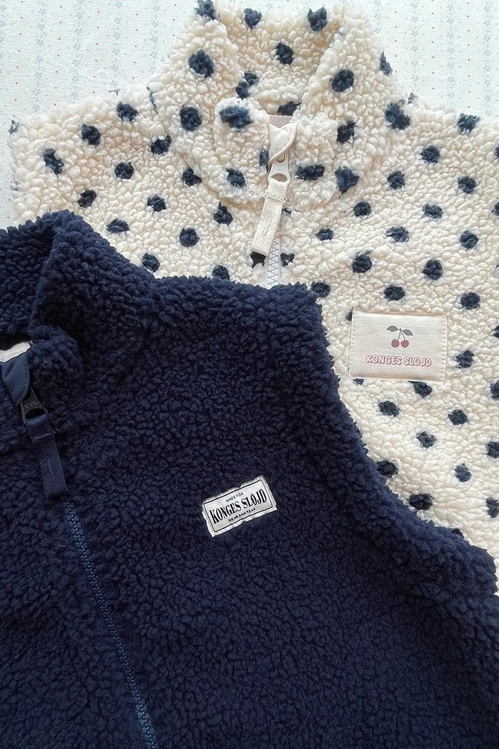 Konges Sløjd αμάνικο παιδικό φλις JODY SOLID TEDDY VEST GRS KS105716.9BY2 σκούρο μπλε