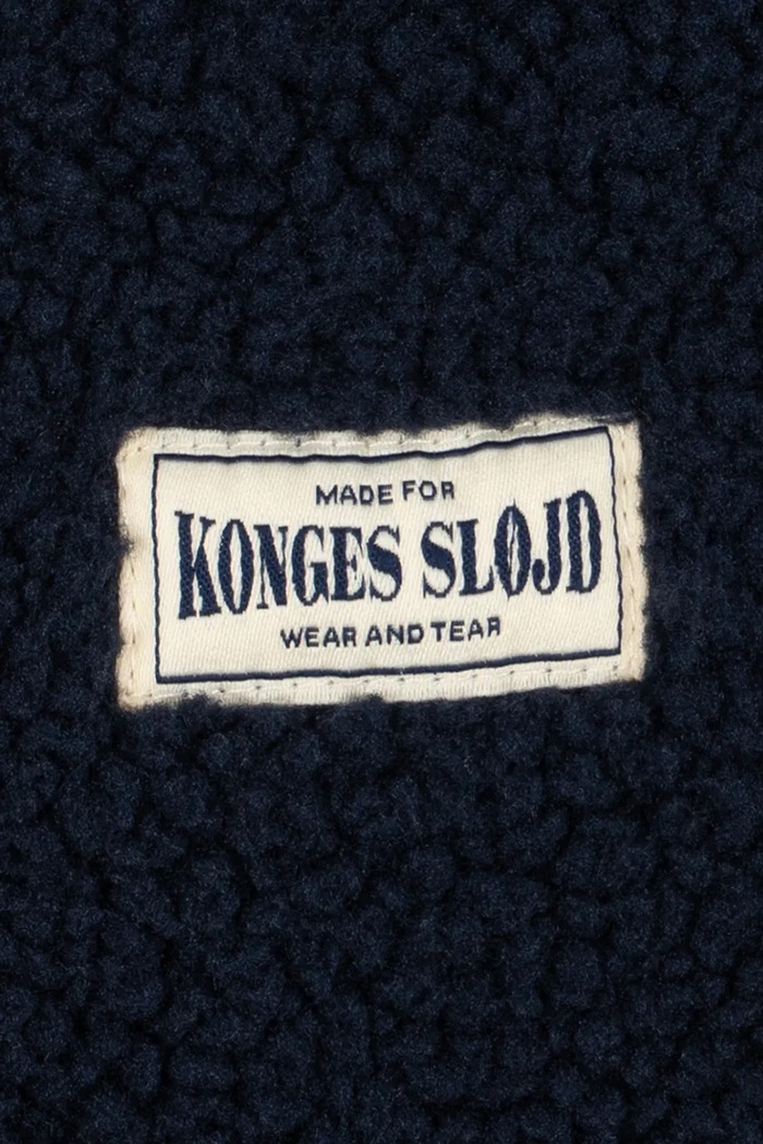 Konges Sløjd αμάνικο παιδικό φλις JODY SOLID TEDDY VEST GRS σκούρο μπλε KS105716.9BY2