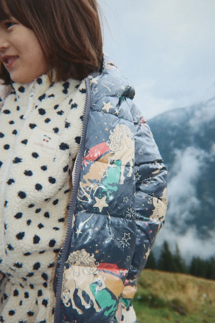 Konges Sløjd bunda detská flísová JODY EMBROIDERY TEDDY JACKET GRS KS105712.9BY2