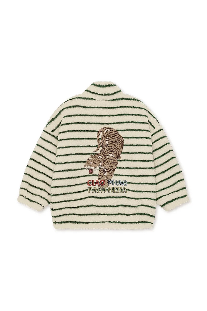 Konges Sløjd jakna za djecu s flisom JODY EMBROIDERY TEDDY JACKET GRS KS105712.9BY2 bež AW26