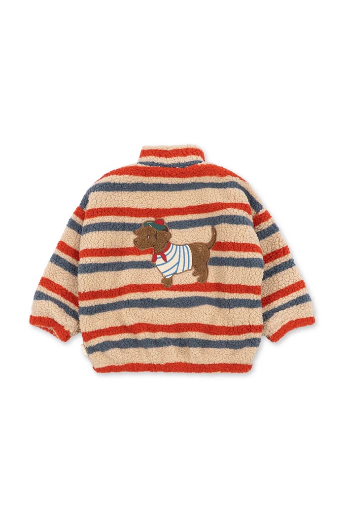 Băieți Konges Sløjd Jachetă pentru copii din polar JODY EMBROIDERY TEDDY JACKET GRS KS105712.9BY2 multicolor