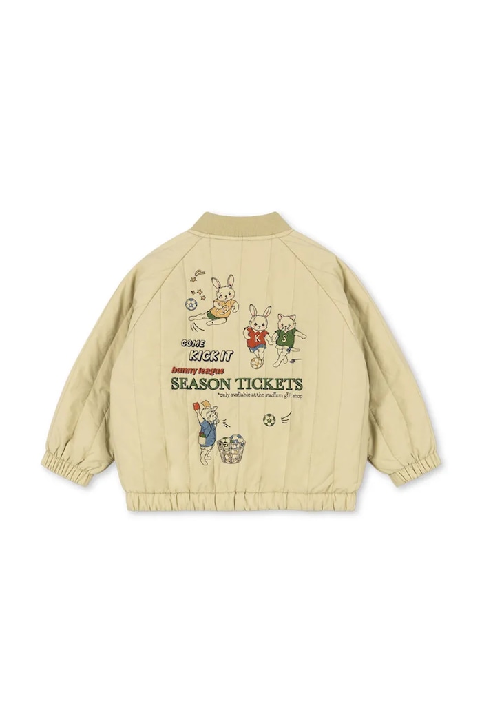 CHLAPEC Konges Sløjd Bomber dětský JUNO BOMBER JACKET KS105725.9BY2 béžová