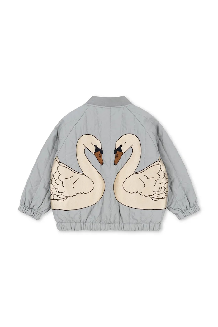 Konges Sløjd bomberka dziecięca JUNO BOMBER JACKET niebieski KS105725.9BY2
