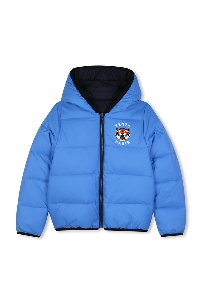 Chłopiec Kenzo Kids Kurtka dwustronna dziecięca K62047.162 granatowy