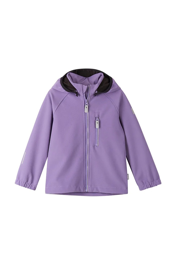 Reima kurtka softshell dziecięca Vantti 5100009C.9BY2 fioletowy AW26