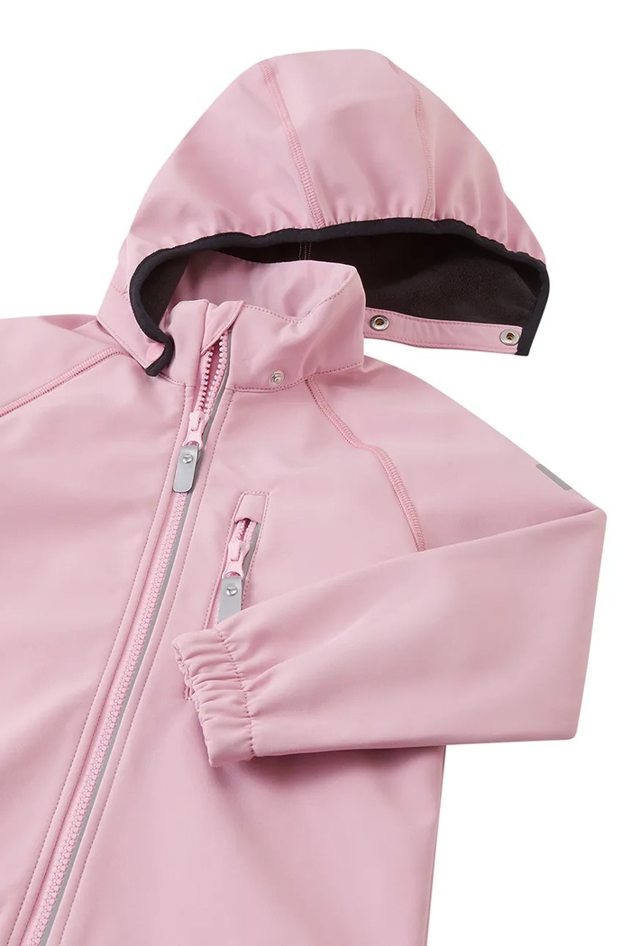 Reima kurtka softshell dziecięca Vantti różowy 5100009C.9BY2