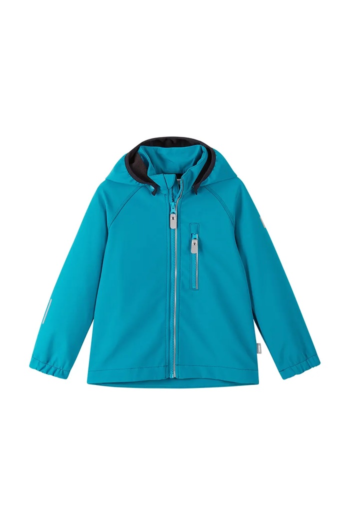 Reima kurtka softshell dziecięca Vantti 5100009C.9BY2 turkusowy AW26