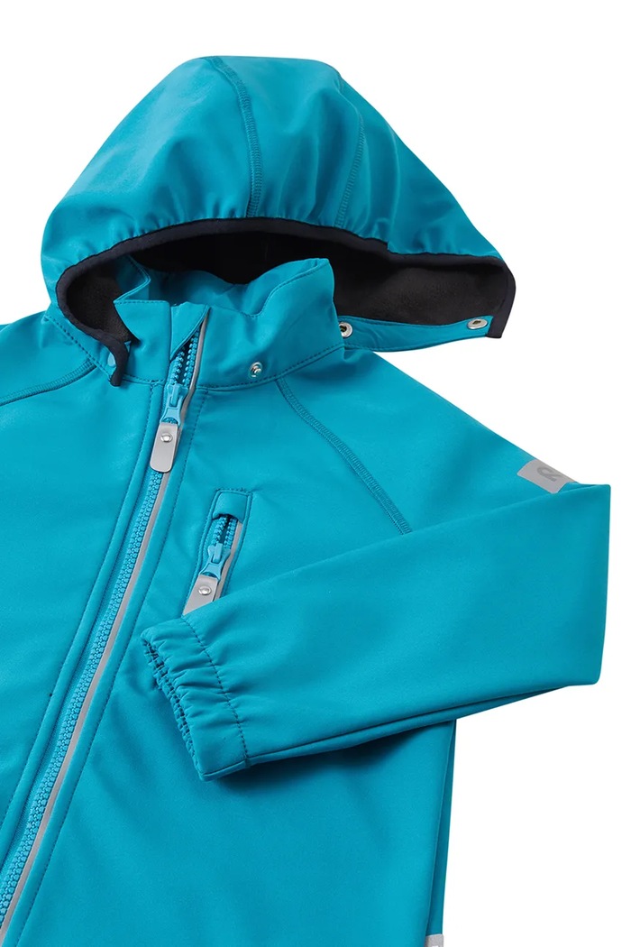 Reima kurtka softshell dziecięca Vantti turkusowy 5100009C.9BY2