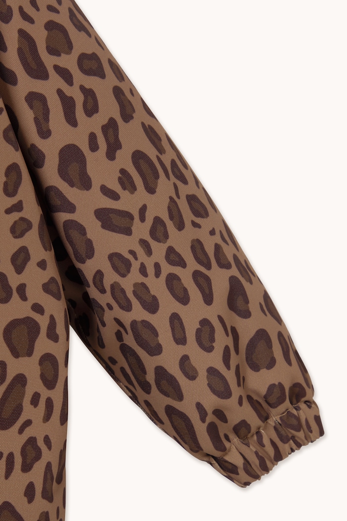 Kombinezon zimowy niemowlęcy ANIMAL PRINT SNOW ONE-PIECE Tinycottons AW26.020 brązowy