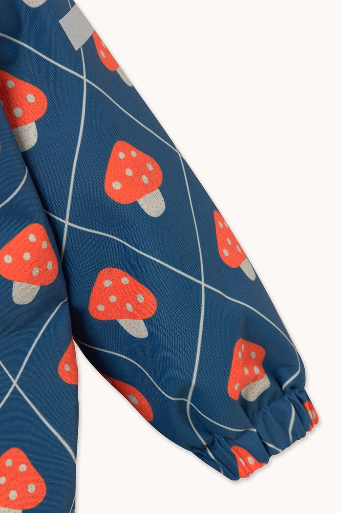Kombinezon zimowy niemowlęcy MUSHROOMS SNOW ONE-PIECE Tinycottons AW26.008 granatowy