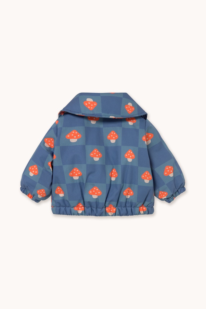 Tinycottons Kurtka niemowlęca z bawełną MUSHROOM BABY PADDED JACKET AW26.050 niebieski AW26