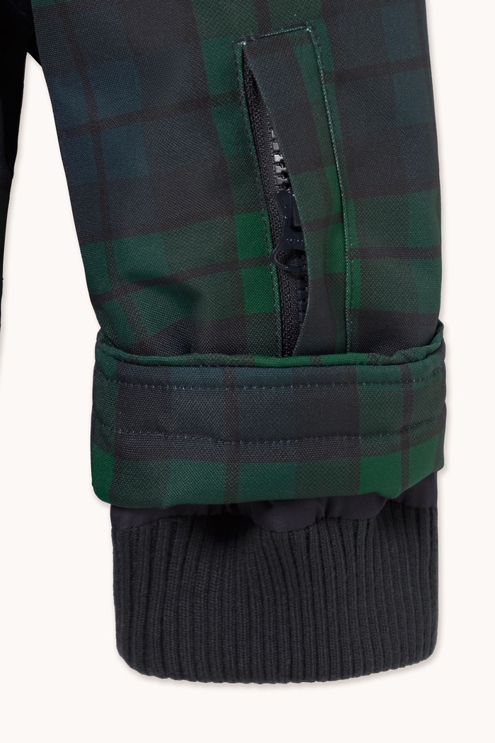 Tinycottons Kurtka zimowa dziecięca CHECK SNOW JACKET AW26.017