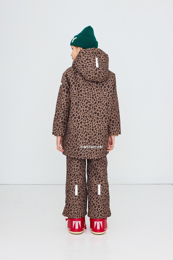Tinycottons Kurtka zimowa dziecięca ANIMAL PRINT SNOW JACKET AW26.022