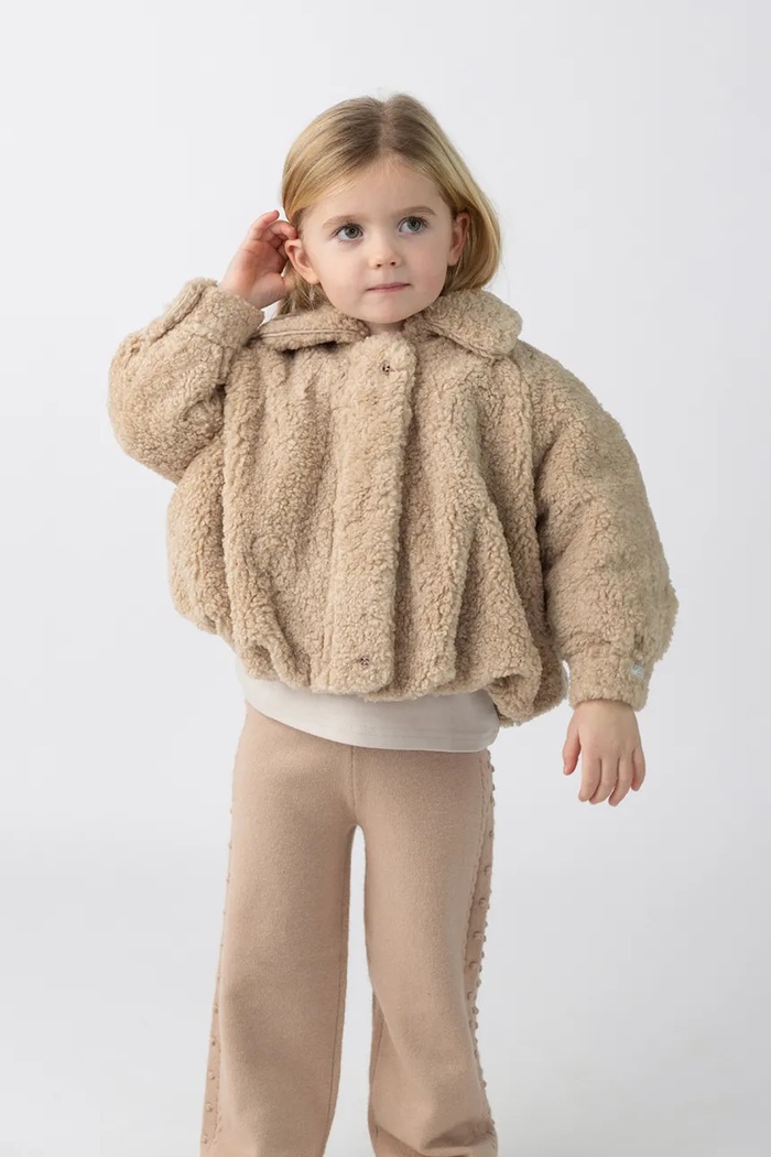 Donsje kurtka dziecięca Zowie Jacket beżowy 4129400
