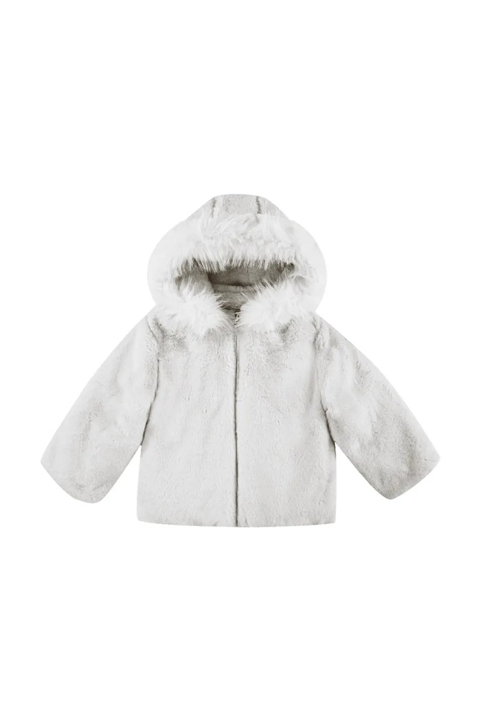 Donsje kurtka przejściowa dziecięca Marigolde Jacket 4126700 biały AW26
