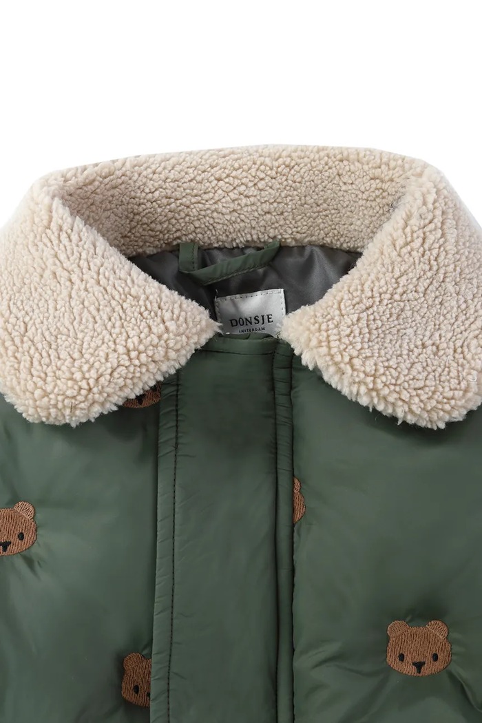 Jachetă pentru copii Florus Jacket Bears Donsje 4102102.98.128 verde