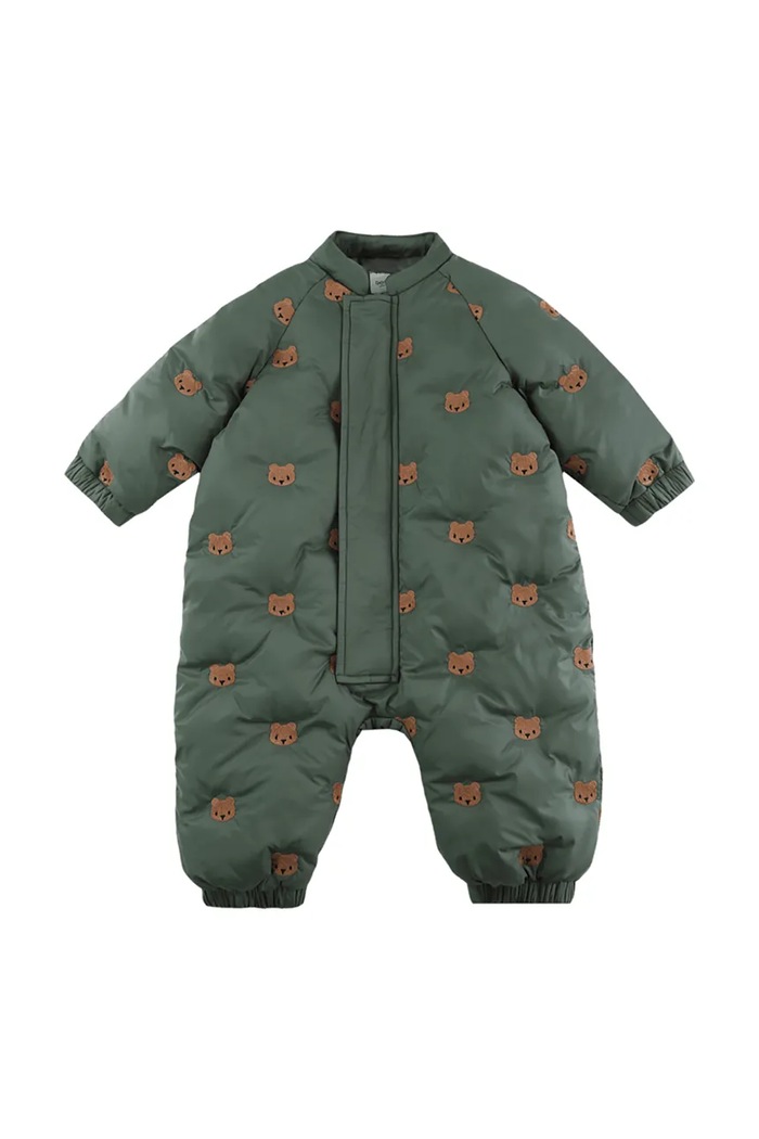 Donsje Kombinezon niemowlęcy Tuur Overalls Bears zielony 3054201