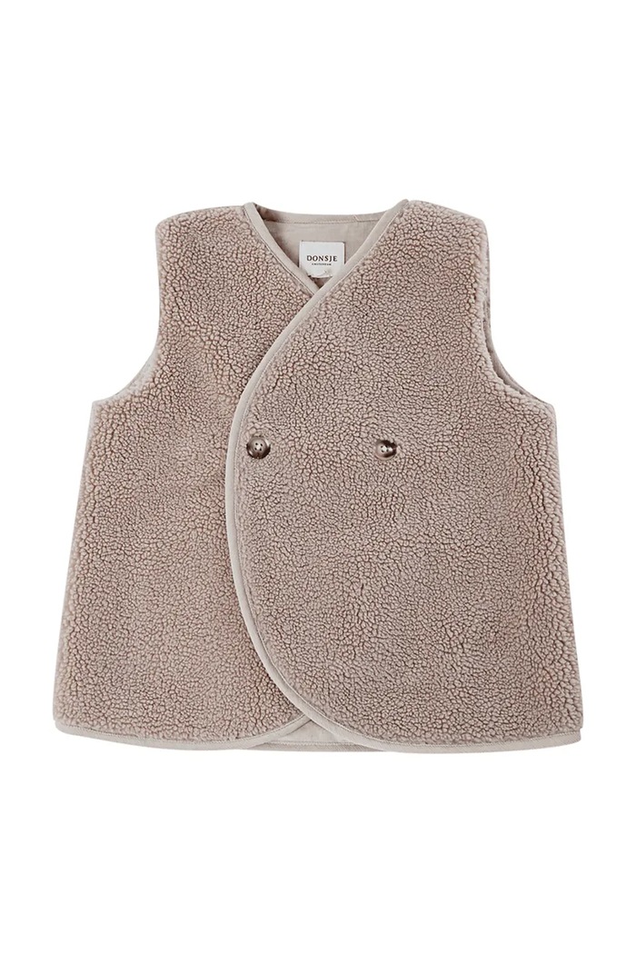 Donsje bezrękawnik niemowlęcy Monty Gilet 4044300.68.92 beżowy AW26