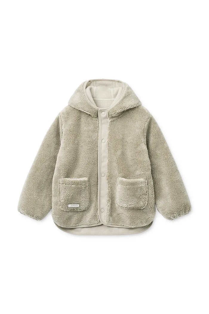 Liewood giacca di mezza stagione per bambini in pile Mina Jacket LW20847.9BY2 beige AW26