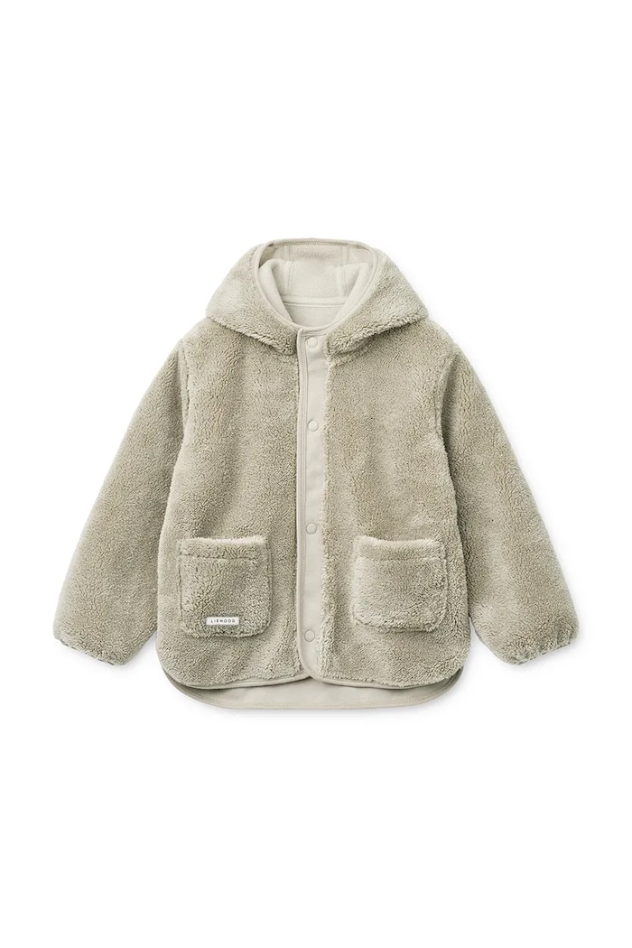 Liewood giacca di mezza stagione per bambini in pile Mina Jacket LW20847.9BY2 beige AW26