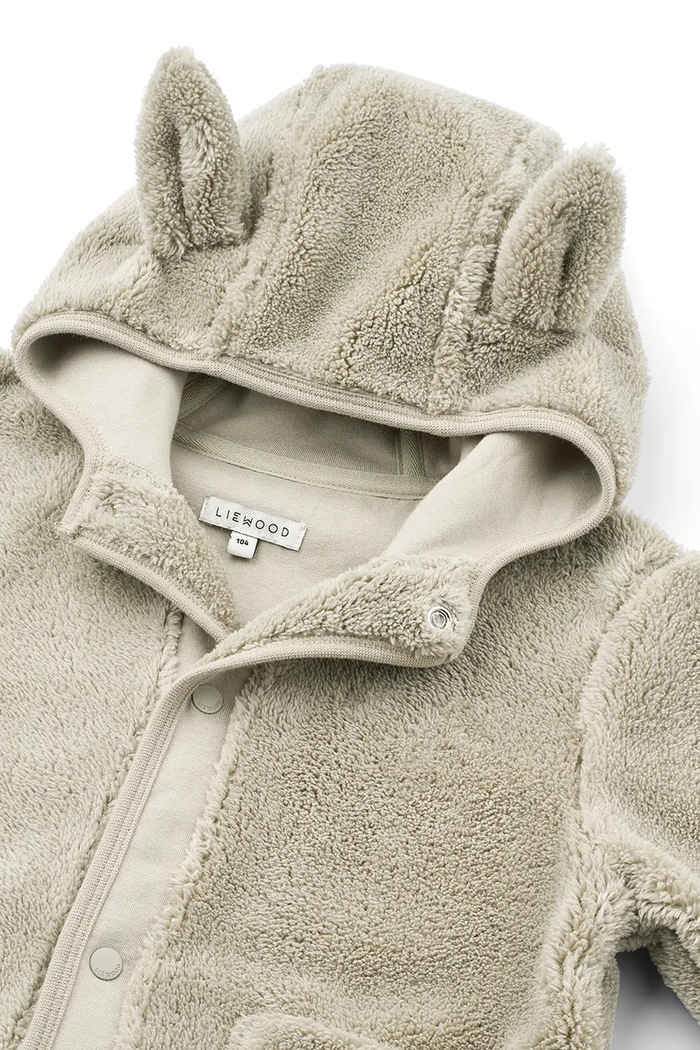 Liewood giacca di mezza stagione per bambini in pile Mina Jacket beige LW20847.9BY2