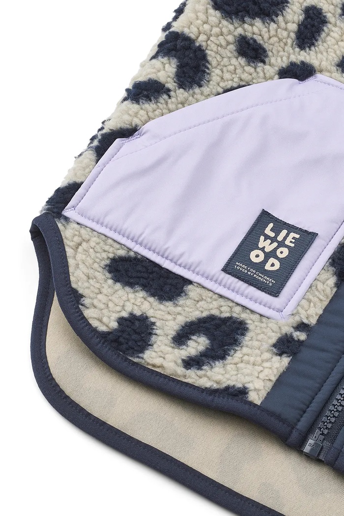 Liewood bezrękawnik dziecięcy polarowy Noam Pile Vest LW20450.9BY2 beżowy
