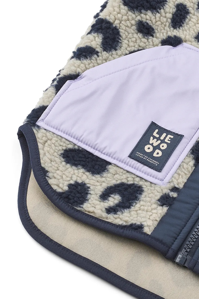 Liewood bezrękawnik dziecięcy polarowy Noam Pile Vest LW20450.9BY2 beżowy