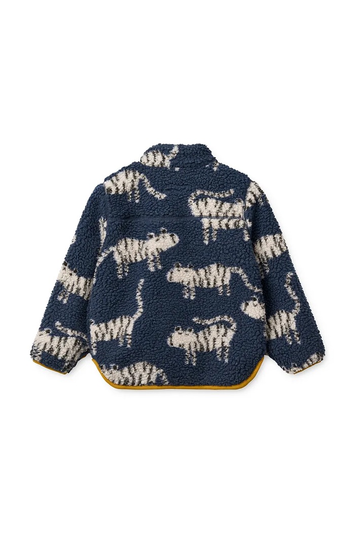 Liewood bluza rozpinana dziecięca polarowa Nolan Pile Jacket LW19877.9BY2 granatowy AW26