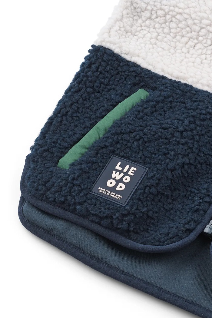 Liewood bezrękawnik dziecięcy polarowy Vada Pile Vest niebieski LW14942.9BY2