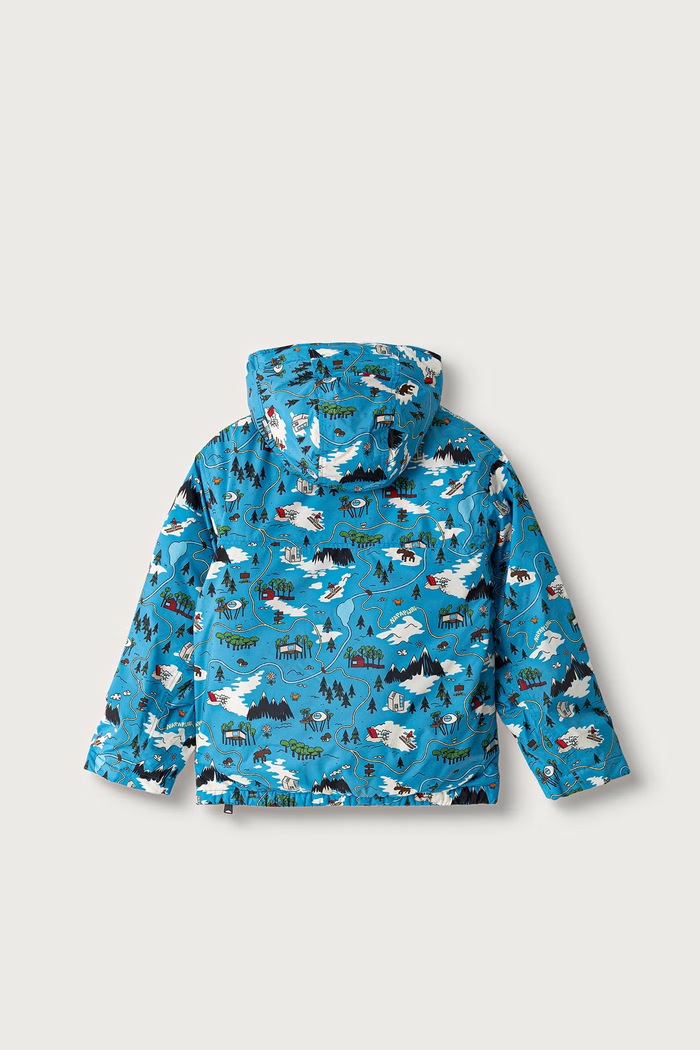Napapijri Anorak dziecięcy RF NEXT AOP NP0A8A6JF7J1.134.172 niebieski AW26