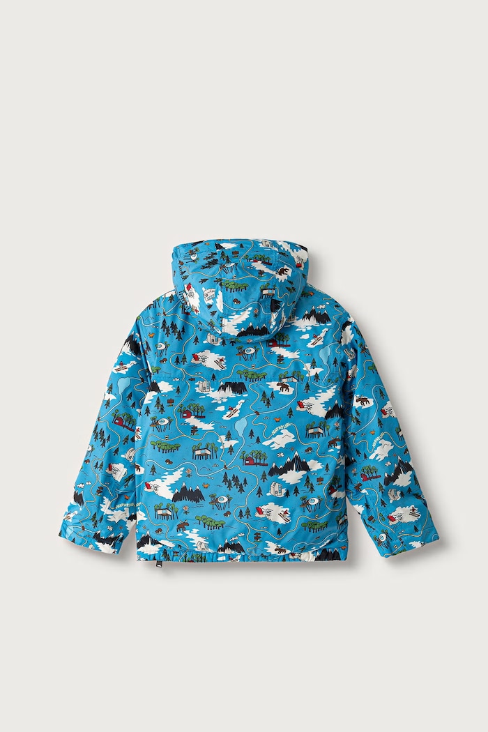 Napapijri Anorak dziecięcy RF NEXT AOP NP0A8A6JF7J1.134.172 niebieski AW26
