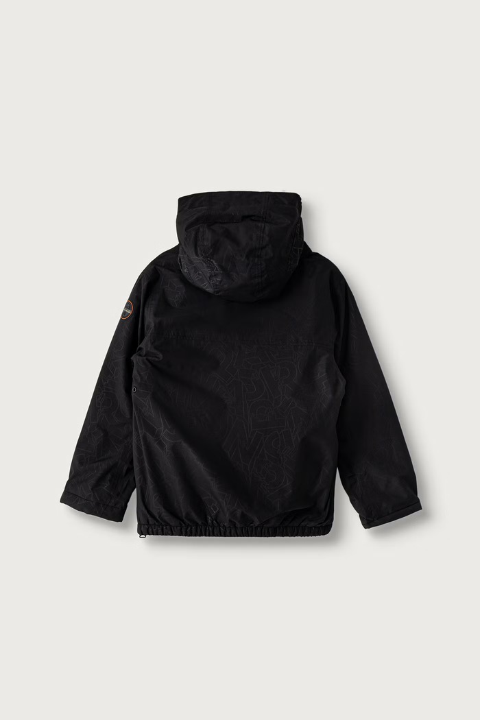 Napapijri Anorak dziecięcy RF NEXT AOP NP0A8A6JFQR1.122.128 czarny AW26