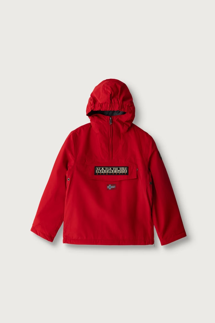 Napapijri Anorak dziecięcy RAINFOREST WI 2 czerwony NP0A4HHKR1F1.134.172
