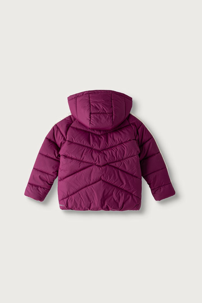 Puma kurtka pikowana dziecięca T7 Quilted Puffer Jacket 694632 różowy AW26