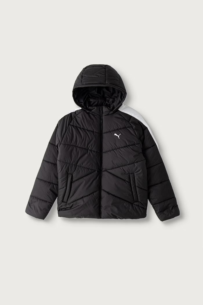Puma Kurtka pikowana dziecięca T7 Quilted Puffer Jacket czarny 694632