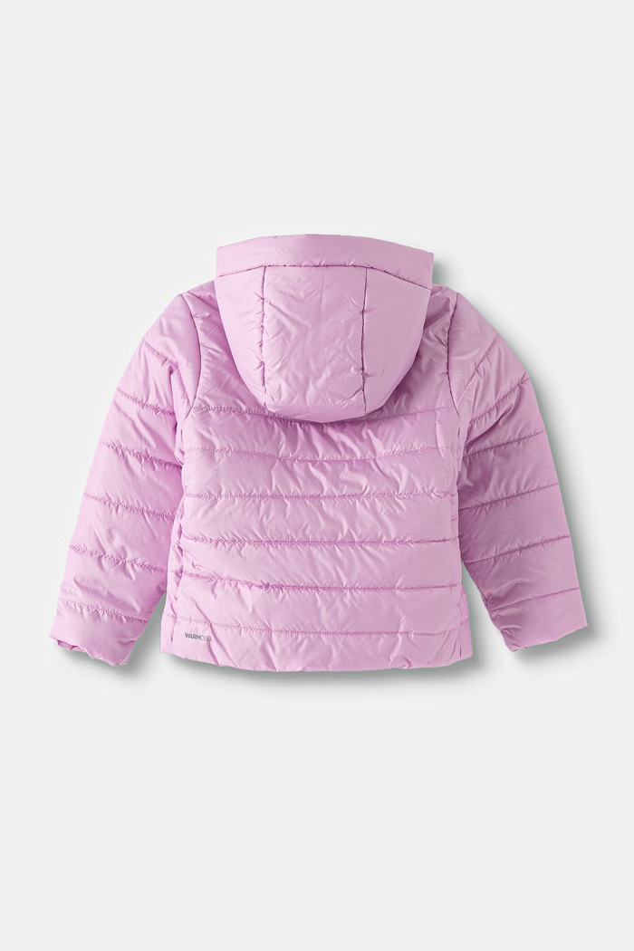 Puma krótka kurtka dziecięca ESS Hooded Padded Jacket 694744 różowy AW26