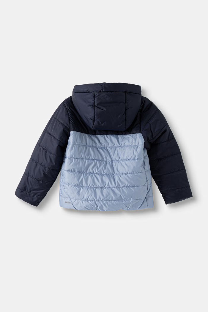 Puma krótka kurtka dziecięca ESS Hooded Padded Jacket 694744 granatowy AW26