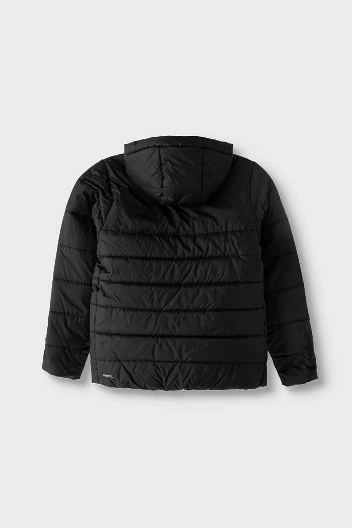 Puma prešívaná bunda detská ESS Hooded Padded Jacket 685226.9BY2 čierna AW26