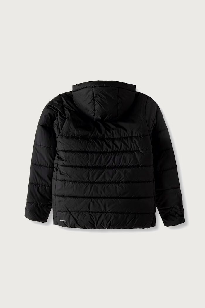 Puma geacă petrecută pentru copii ESS Hooded Padded Jacket 685226.9BY2 negru AW26