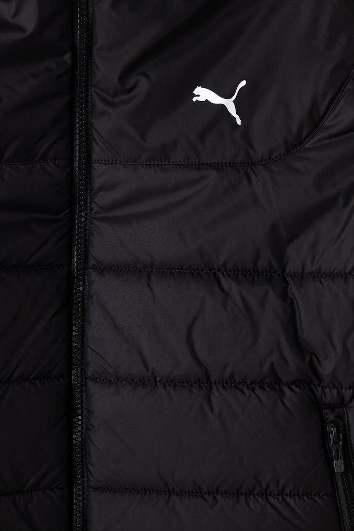 Αγορίστικα Puma καπιτονέ μπουφάν παιδικό ESS Hooded Padded Jacket 685226.9BY2 μαύρο
