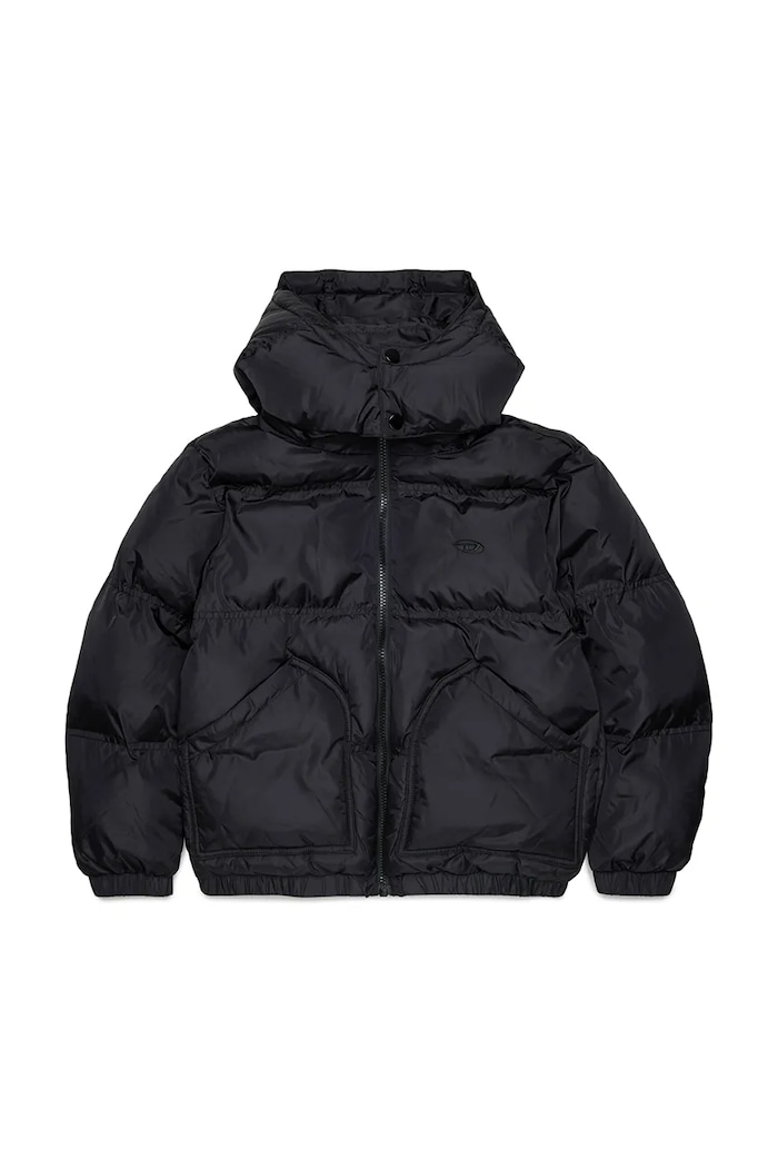 Diesel Πουπουλένιο μπουφάν παιδικό JRIVON JACKET μαύρο J03025.KXBVC
